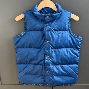 L.L.Bean | Navy Waterproof Down Vest w/ Heart Lining | L 14-16 | NWT